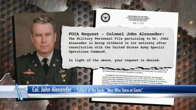 A request for information
on the military background - Accidental Truth: UFO Revelations