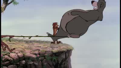 A rolling bear gathers no hair - The Jungle Book