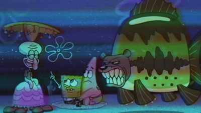 - A sea-bear, an
Alaskan bull worm, - SpongeBob DocuPants