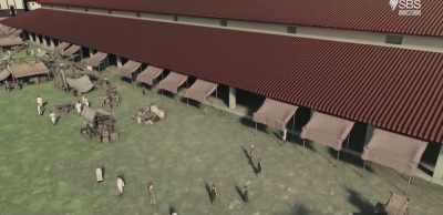 A set-up that is also found just
outside the Reims cryptoporticus. - Roman Megastructures