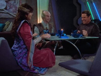 A ship of some kind.
Unknown configuration. - Babylon 5
