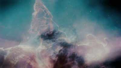 A single being splits
into two and separates. - Cosmos: Possible Worlds