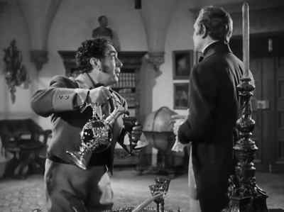 A sip of wine, Count Franchi. - The Corsican Brothers