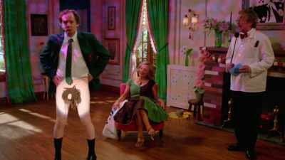 A small margin is cut
around the rodent hole - At Home with Amy Sedaris