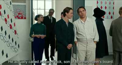 A snob.
And he can talk, that is also clear.
. - Never Look Away