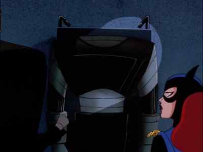 - A spare suit?
- Must be. - The New Batman Adventures