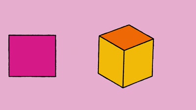 A square is a 2D shape that's flat - StoryBots: Answer Time