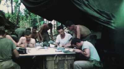 A STEREOGRAM SHOWS
THE LANDSCAPE IN RELIEF - The Pacific War in Color