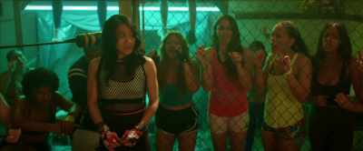 A strong breeze could knock
her down. - Chick Fight