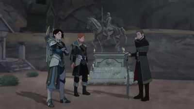 A sweet tooth and an iron fist. - The Dragon Prince