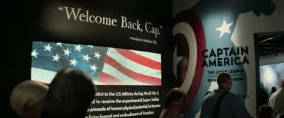 A symbol to the nation. - Captain America: The Winter Soldier