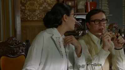 A synthetic form of asbestos,
maybe? - Ms Fisher's Modern Murder Mysteries