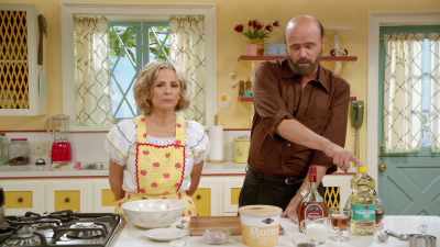 A tablespoon
of vegetable oil, - At Home with Amy Sedaris