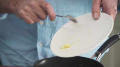 A teaspoon of ginger. - James May: Oh Cook!