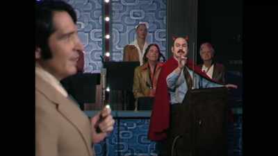 A theremin Jack.
It's a musical instrument. - Late Night with the Devil