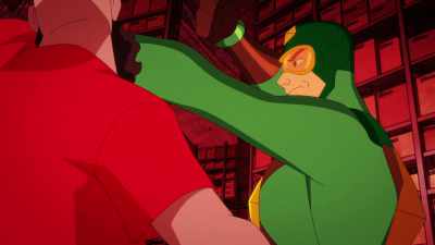 A thing that takes all
the little broken chips - Kite Man: Hell Yeah!