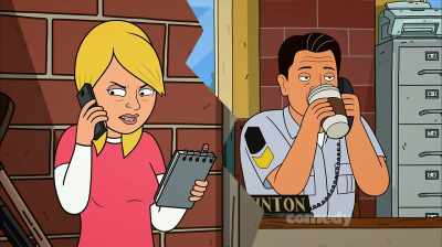 A top-secret "green file." - Corner Gas Animated