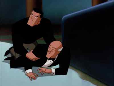 A touching scene. - The New Batman Adventures