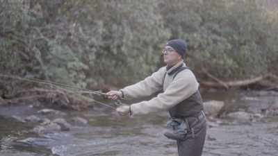 - A trout stream is where I
put myself back together again. - Shadow of a Wheel