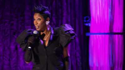 A turtleneck and choker?
Yeah, you ain't talking to me. - Sommore: Queen Chandelier