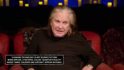 A UFO using cloaking technology
to mask itself to look like a cloud. - The Osbournes Want to Believe