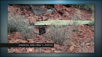 A very hastily,
recently cemented-over shaft. - Beyond Skinwalker Ranch