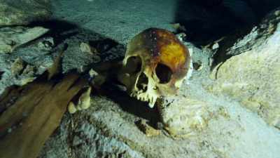 A victim of Maya
human sacrifice, - Lost Treasures of the Maya