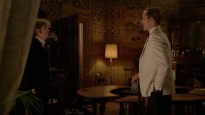 A waitress placed you down
at the side of stage speakers, - Ms Fisher's Modern Murder Mysteries