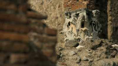 "A web work of wooden
scaffolding - Write Around the World with Richard E Grant