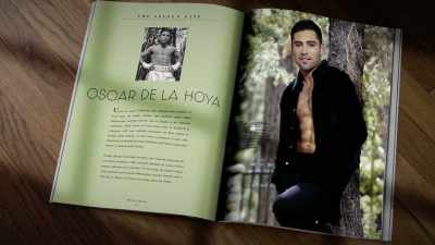 A week later, we did a
spread in "Harper's Bazaar." - The Golden Boy