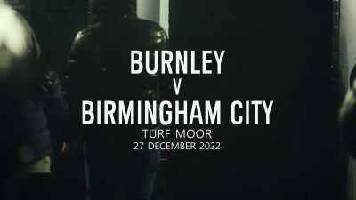 'A wet and windy Turf Moor
plays host to Burnley - Mission to Burnley