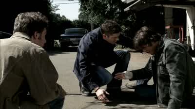 -A woman burning alive. - Supernatural