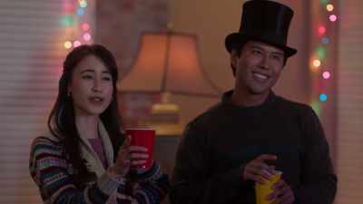 A woman who doesn't
like parties, - The 5-Year Christmas Party