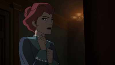 A woman?
Walking here off the streets? - Batman: Gotham by Gaslight