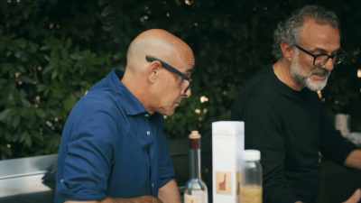 A wood-burning
pizza oven and - Stanley Tucci: Searching for Italy