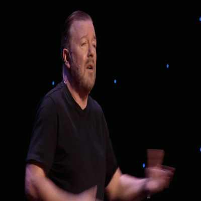 A working class kid
on an estate in Reading, - Ricky Gervais: SuperNature