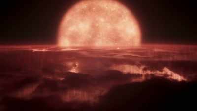 ...a world with skies
torn by titanic winds... - Universe