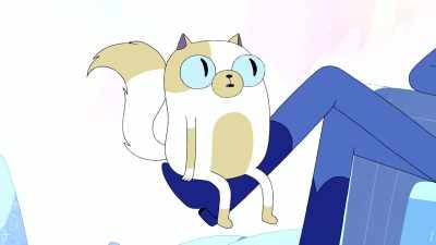 Aah! A random man took a
shower in your apartment. - Adventure Time: Fionna & Cake