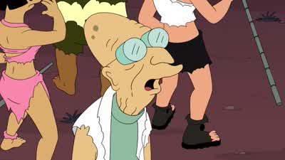 Aah, don't eat my butt! - Futurama