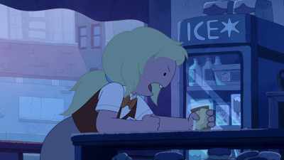 Aah! Gary!
Too much ice! - Adventure Time: Fionna & Cake