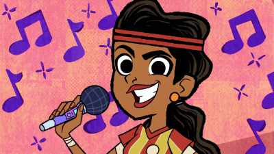 - Aah!
- (growls) - Marvel's Moon Girl and Devil Dinosaur