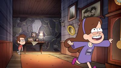 Aah! It's here!
It's here! It's here! - Gravity Falls
