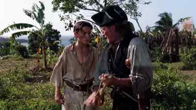 Aah! Just you keep close
alongside of old Long John. - Treasure Island