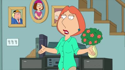 Aah! Oh, geez, you scared me. - Family Guy