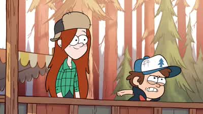 Aah! Ow! My eye! Oh, bad luck. - Gravity Falls
