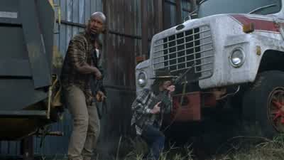 Aah! Said "down." - The Walking Dead