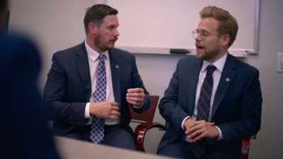 - Aah!
- We don't want to bring that up until - The G Word with Adam Conover