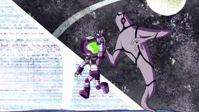 Aah! You. Hey.
Aren't you gonna help me? - Ben 10 vs  the Universe: The Movie