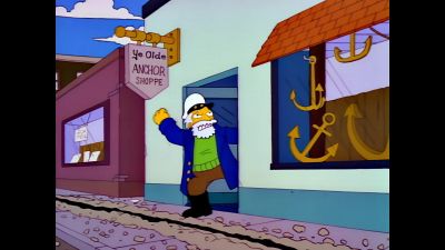 Aargh!
You call that an anchor? - The Simpsons