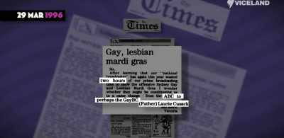 "ABC more like GayBC".
Solid burn, Father Cusack. - The Back Side of Television